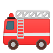 Emoji 🚒 Camion Dei Pompieri su Google Android 8.0.