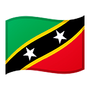 Emoji 🇰🇳 Bandiera: Saint Kitts E Nevis su Google Android 8.0.