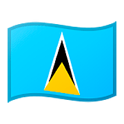 Emoji 🇱🇨 Bandiera: Saint Lucia su Google Android 8.0.