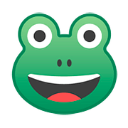 🐸 Emoji Frosch Google Android 8.0.