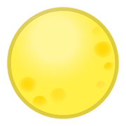 Emoji 🌕 Luna Piena su Google Android 8.0.