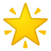 Émoji 🌟 étoile Brillante sur Google Android 8.0.