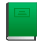 📗 Emoji Livro Verde na Google Android 8.0.