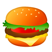 🍔 Emoji Hambúrguer na Google Android 8.0.