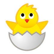 Emoji 🐣 Pulcino Che Nasce su Google Android 8.0.