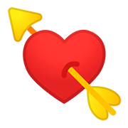 Émoji 💘 Cœur Et Flèche sur Google Android 8.0.