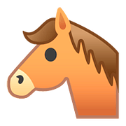 Emoji 🐴 Muso Di Cavallo su Google Android 8.0.