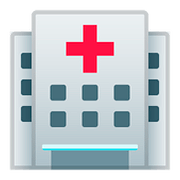 Émoji 🏥 Hôpital sur Google Android 8.0.