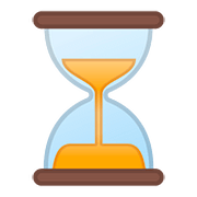 ⏳ Emoji Reloj De Arena Con Tiempo en Google Android 8.0.
