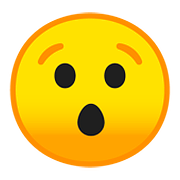😯 Emoji verdutztes Gesicht Google Android 8.0.