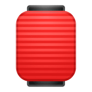🏮 Emoji Lanterna Vermelha De Papel na Google Android 8.0.