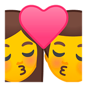 💏 Emoji sich küssendes Paar Google Android 8.0.