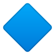 Émoji 🔷 Grand Losange Bleu sur Google Android 8.0.