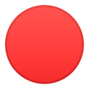 🔴 Emoji Círculo Rojo Grande en Google Android 8.0.