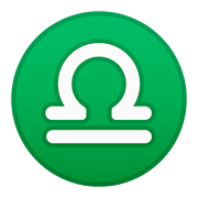 Emoji ♎ Segno Zodiacale Della Bilancia su Google Android 8.0.