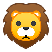 Émoji 🦁 Tête De Lion sur Google Android 8.0.