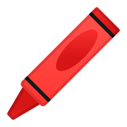 Émoji 🖍️ Crayon Pastel sur Google Android 8.0.