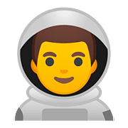 👨‍🚀 Emoji Astronauta Hombre en Google Android 8.0.
