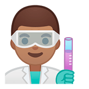 👨🏽‍🔬 Emoji Cientista Homem: Pele Morena na Google Android 8.0.