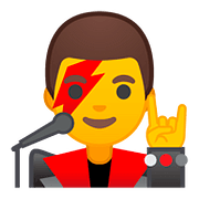Émoji 👨‍🎤 Chanteur sur Google Android 8.0.