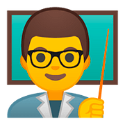 Emoji 👨‍🏫 Professore su Google Android 8.0.