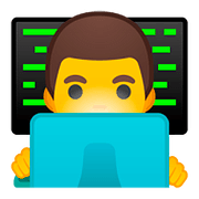 Émoji 👨‍💻 Informaticien sur Google Android 8.0.