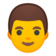 👨 Emoji Hombre en Google Android 8.0.