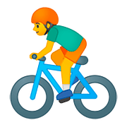 Emoji 🚴‍♂️ Ciclista Uomo su Google Android 8.0.