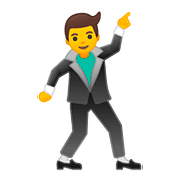 Emoji 🕺 Uomo Che Balla su Google Android 8.0.