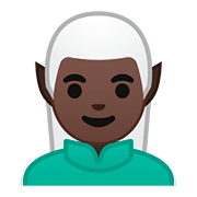 🧝🏿‍♂️ Emoji Elfo Homem: Pele Escura na Google Android 8.0.