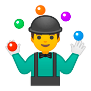 Emoji 🤹‍♂️ Giocoliere Uomo su Google Android 8.0.