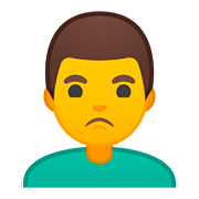Emoji 🙎‍♂️ Uomo Imbronciato su Google Android 8.0.