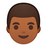 👨🏾 Emoji Homem: Pele Morena Escura na Google Android 8.0.