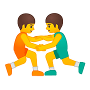 🤼‍♂️ Emoji Hombres Luchando en Google Android 8.0.