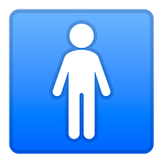 Emoji 🚹 Simbolo Del Bagno Degli Uomini su Google Android 8.0.