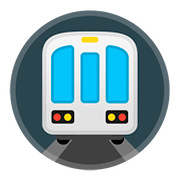 Emoji 🚇 Metropolitana su Google Android 8.0.