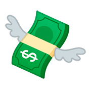 💸 Emoji Dinheiro Voando na Google Android 8.0.