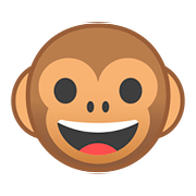 🐵 Emoji Cara De Mono en Google Android 8.0.