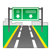Emoji 🛣️ Autostrada su Google Android 8.0.