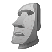 🗿 Emoji Estatua Moái en Google Android 8.0.