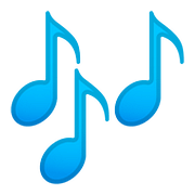 Emoji 🎶 Note Musicali su Google Android 8.0.