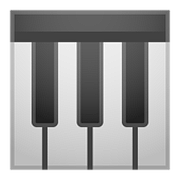 Emoji 🎹 Piano su Google Android 8.0.