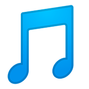 Émoji 🎵 Note De Musique sur Google Android 8.0.