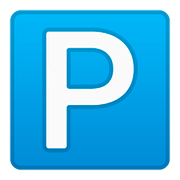 Emoji 🅿️ Pulsante P su Google Android 8.0.