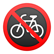 Emoji 🚳 Segnale Di Divieto Di Transito Delle Biciclette su Google Android 8.0.
