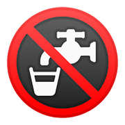 🚱 Emoji água Não Potável na Google Android 8.0.