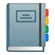 📔 Emoji Cuaderno Con Tapa Decorativa en Google Android 8.0.
