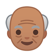 Émoji 👴🏽 Homme âgé : Peau Légèrement Mate sur Google Android 8.0.