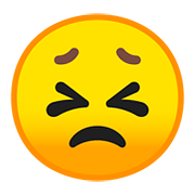 😣 Emoji Cara Desesperada en Google Android 8.0.