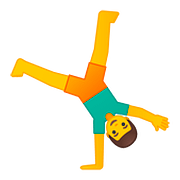 Emoji 🤸 Persona Che Fa La Ruota su Google Android 8.0.